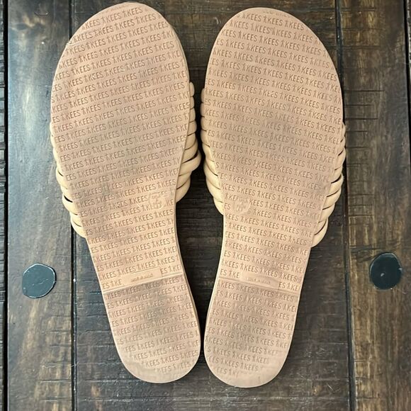 Tkees Slide Sandals Strappy Slide Slip On Size 9 - Picture 9 of 10